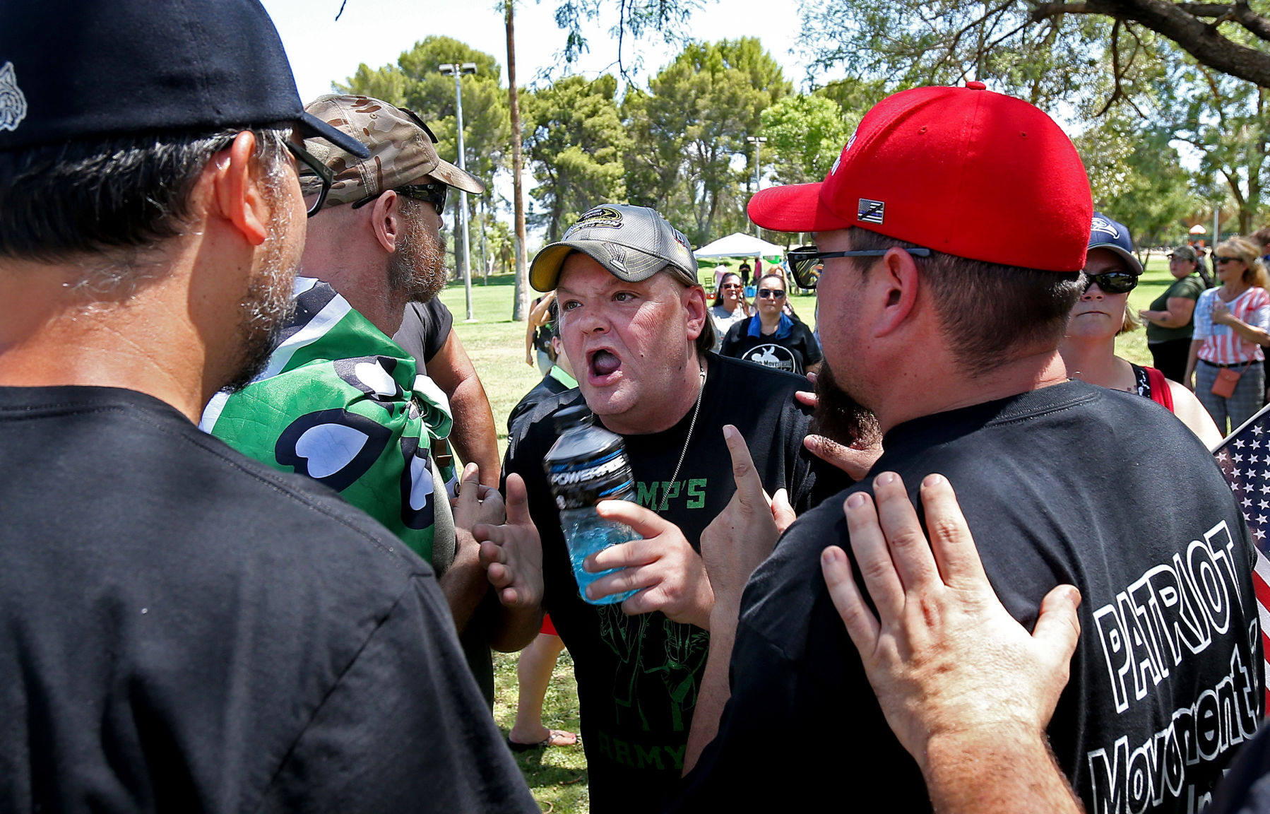 Patriot Movement AZ rally at Reid Park